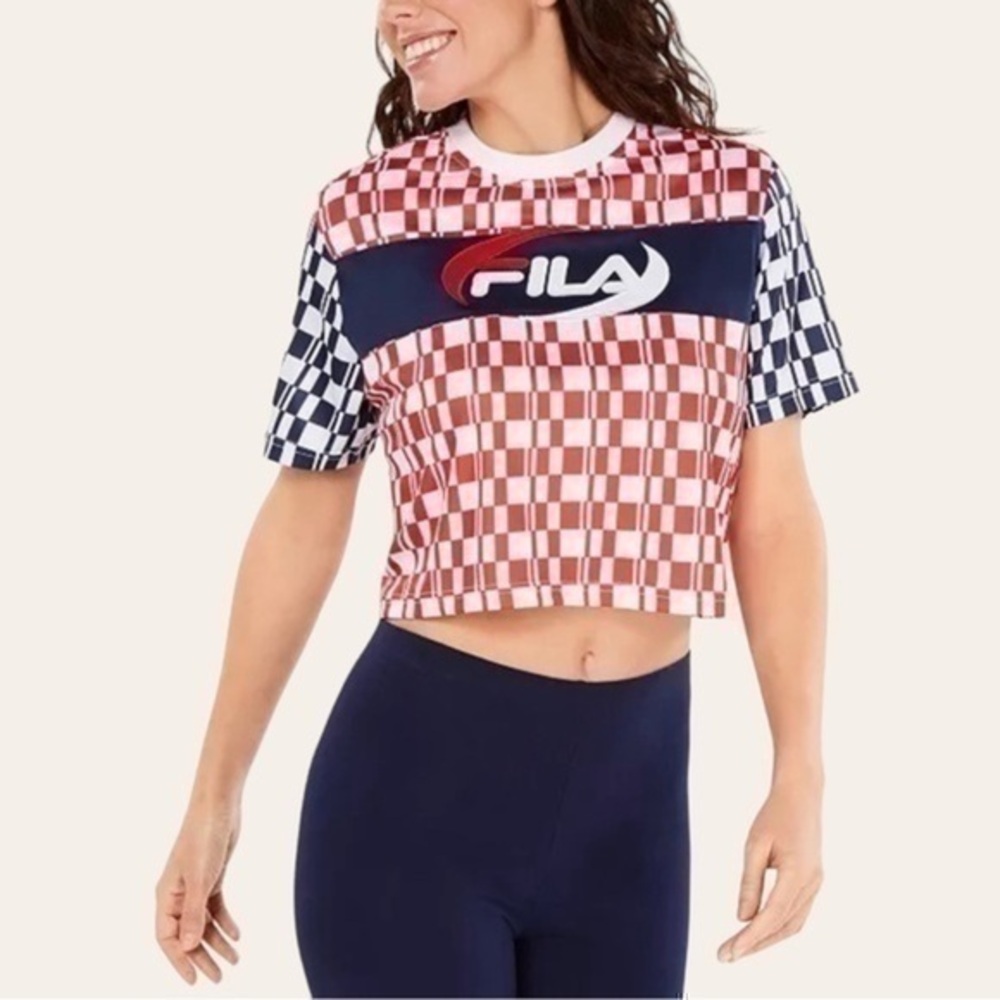 Fila Alba Colorblocked Cropped T-Shirt 💕